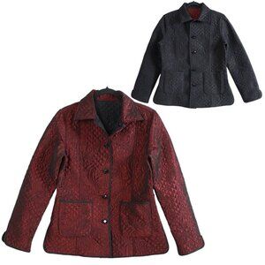 Reversible Pattern Quilted Jacket